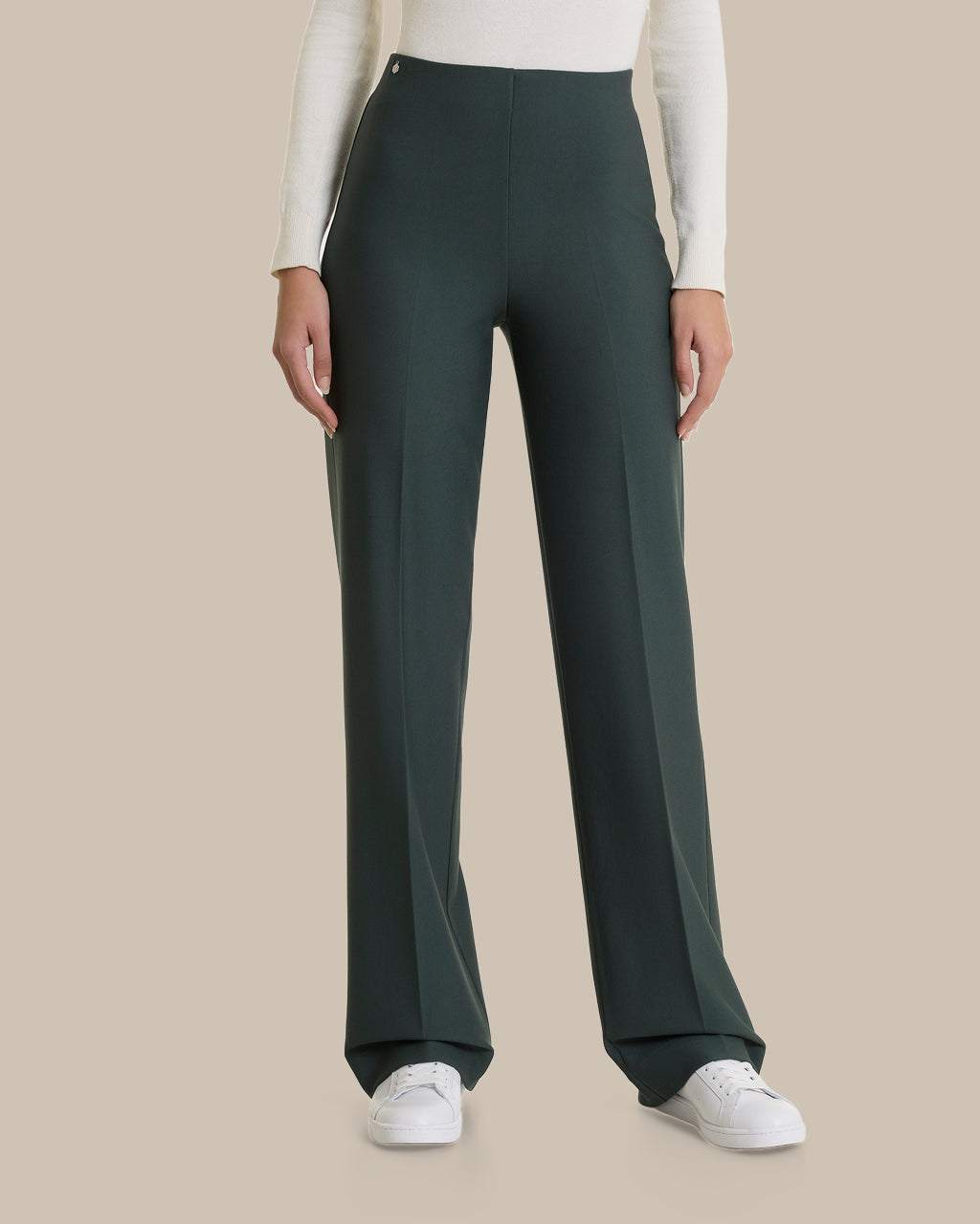 Ragno Abbigliamento Pantaloni wide in jersey compatto 