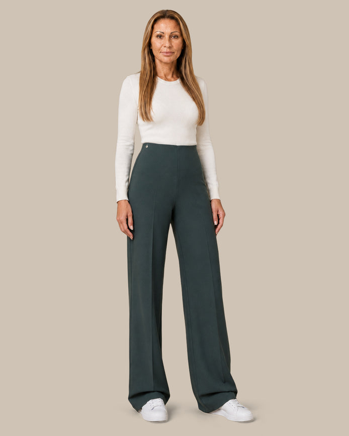 Ragno Abbigliamento Pantaloni wide in jersey compatto 
