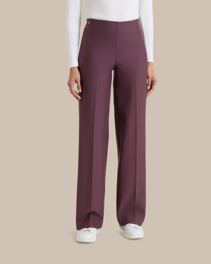Ragno Abbigliamento Pantaloni wide in jersey compatto 