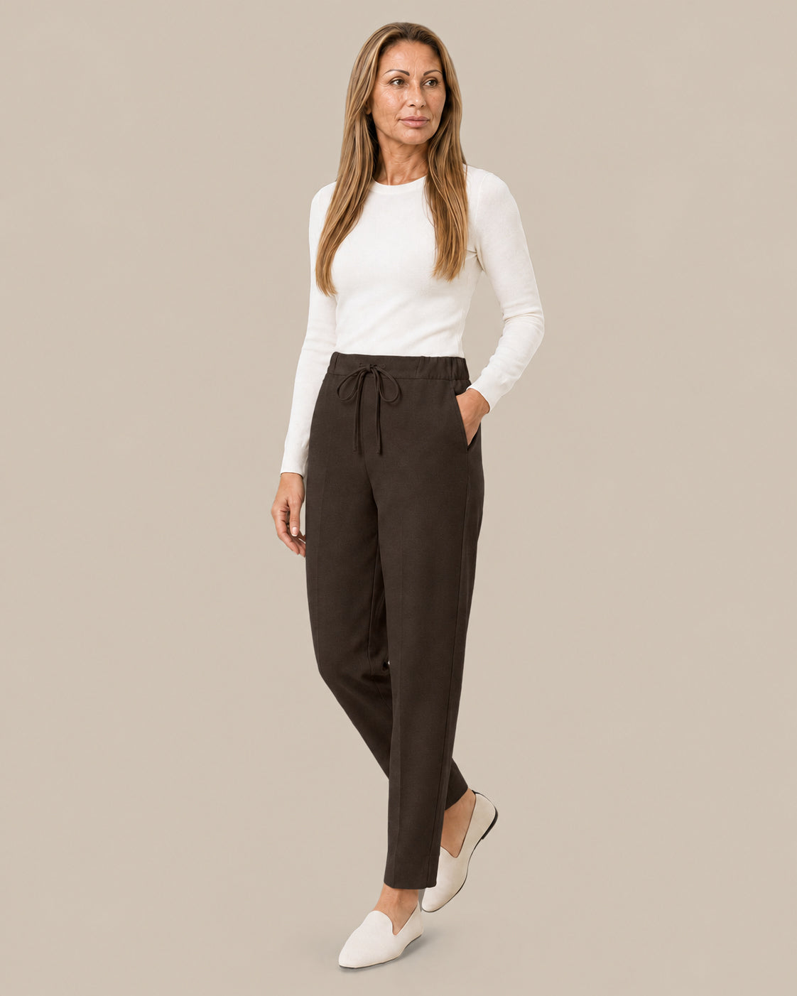Ragno Abbigliamento Pantaloni jogger con coulisse 