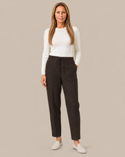 Pantaloni jogger con coulisse Ragno Ebano mel