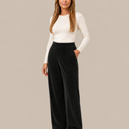 Ragno Abbigliamento Pantaloni wide homewear con tasche 