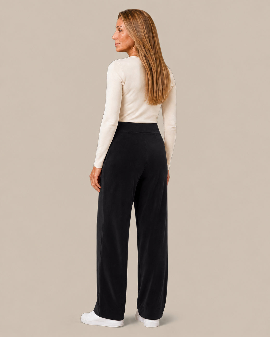 Ragno Abbigliamento Pantaloni wide homewear con tasche 