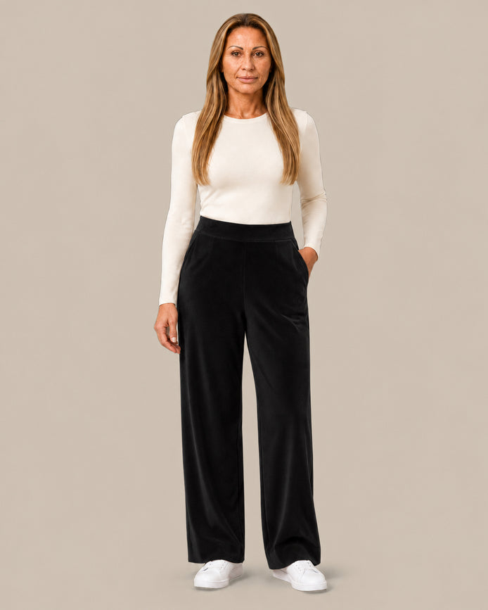 Ragno Abbigliamento Pantaloni wide homewear con tasche 