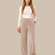 Ragno Abbigliamento Pantaloni wide homewear con tasche 