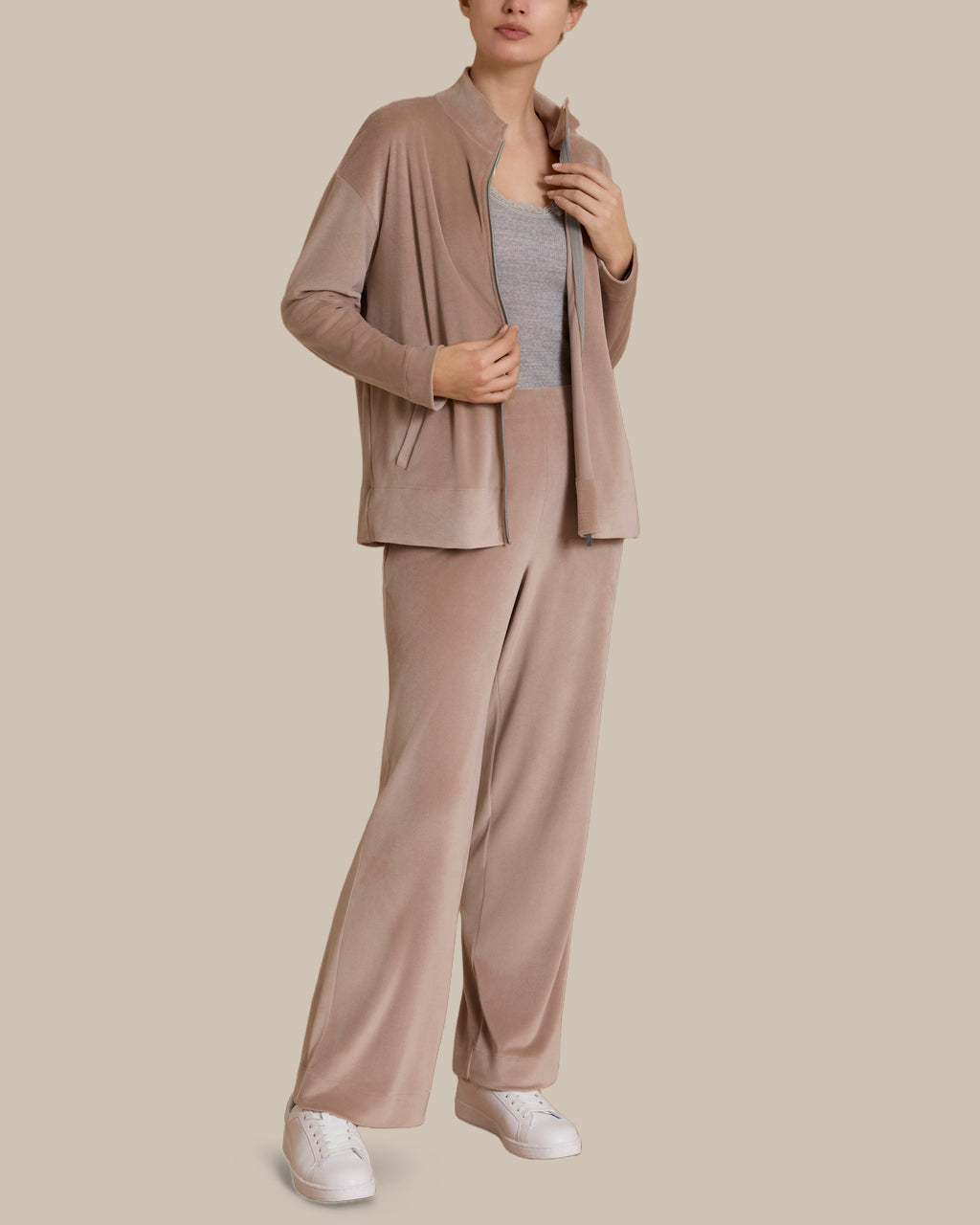 Ragno Abbigliamento Pantaloni wide homewear con tasche 