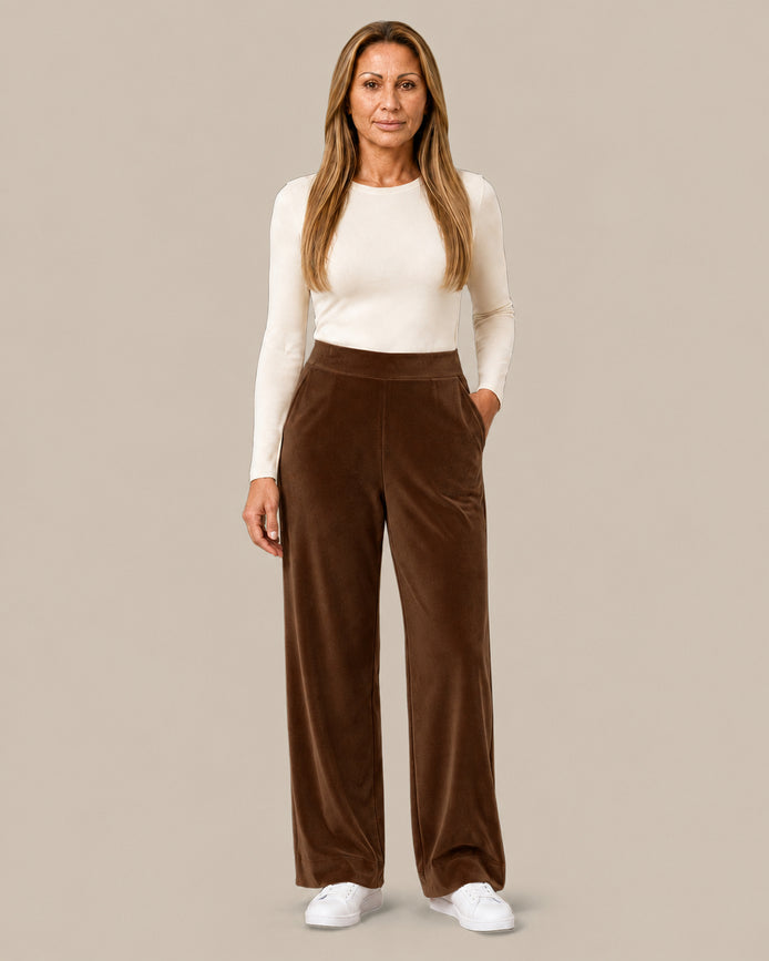 Ragno Abbigliamento Pantaloni wide homewear con tasche 