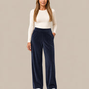 Ragno Abbigliamento Pantaloni wide homewear con tasche 