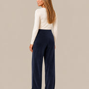 Ragno Abbigliamento Pantaloni wide homewear con tasche 