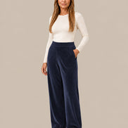 Ragno Abbigliamento Pantaloni wide homewear con tasche 