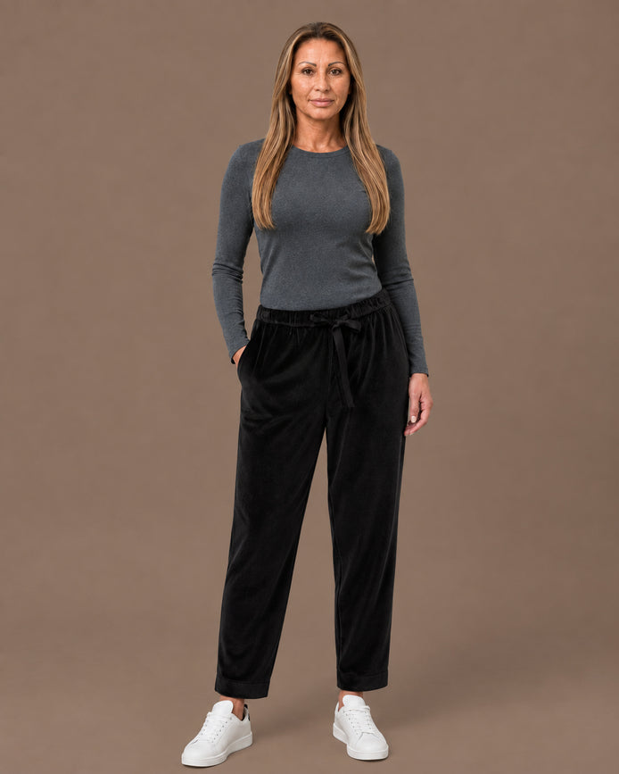 Ragno Abbigliamento Pantaloni jogger in velluto homewear 