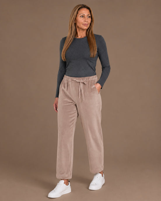 Ragno Abbigliamento Pantaloni jogger in velluto homewear 