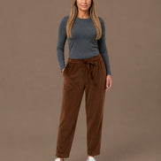 Ragno Abbigliamento Pantaloni jogger in velluto homewear 