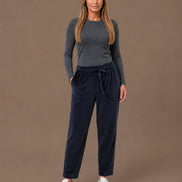 Ragno Abbigliamento Pantaloni jogger in velluto homewear 