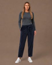 Pantaloni jogger in velluto homewear Ragno Night sky