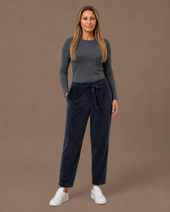 Ragno Abbigliamento Pantaloni jogger in velluto homewear 