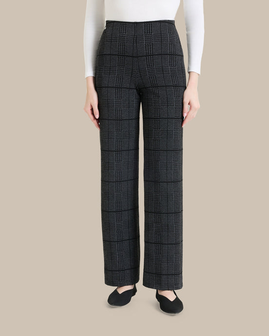 Ragno Abbigliamento Pantaloni wide in fantasia check 
