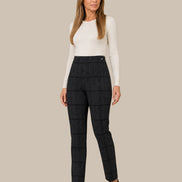 Ragno Abbigliamento Pantaloni straight a quadri 