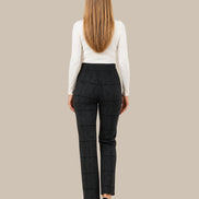 Ragno Abbigliamento Pantaloni straight a quadri 