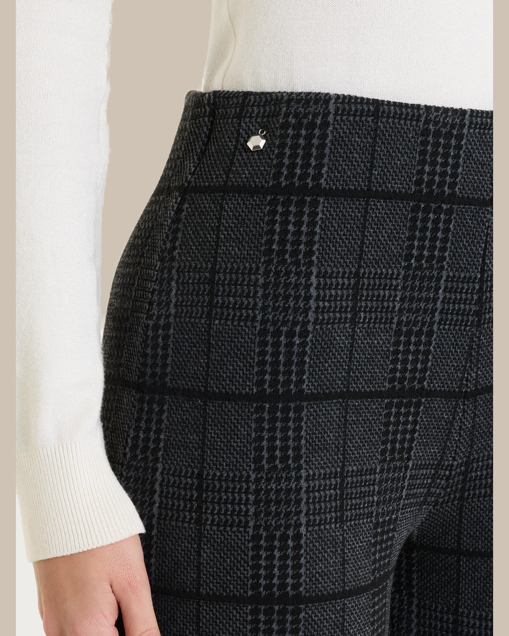 Ragno Abbigliamento Pantaloni straight a quadri 