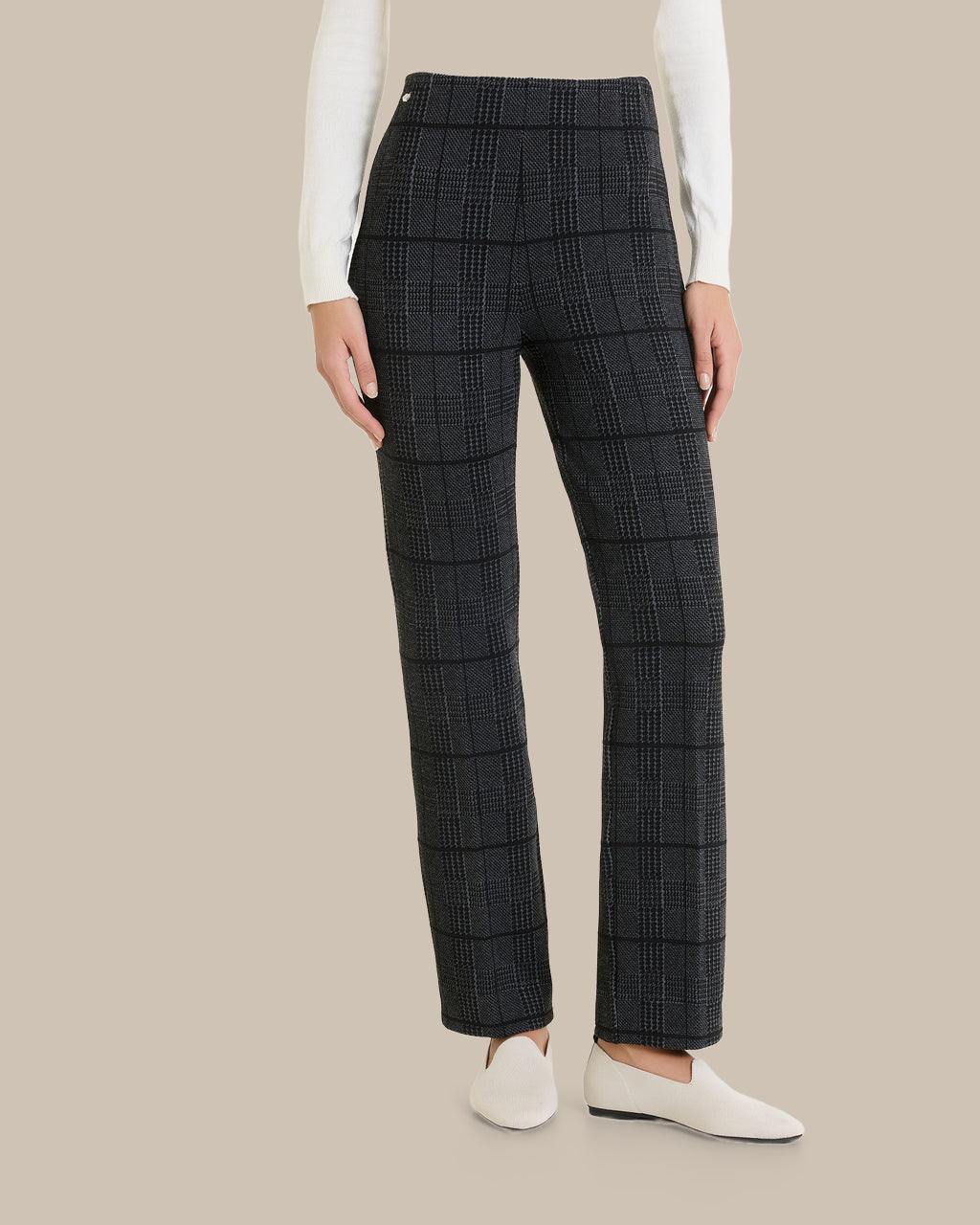 Ragno Abbigliamento Pantaloni straight a quadri 