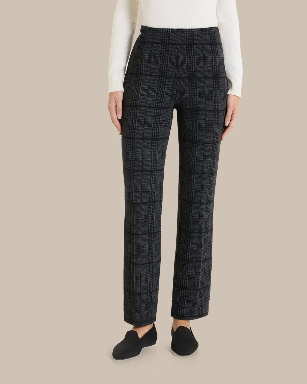 Ragno Abbigliamento Pantaloni straight a quadri 