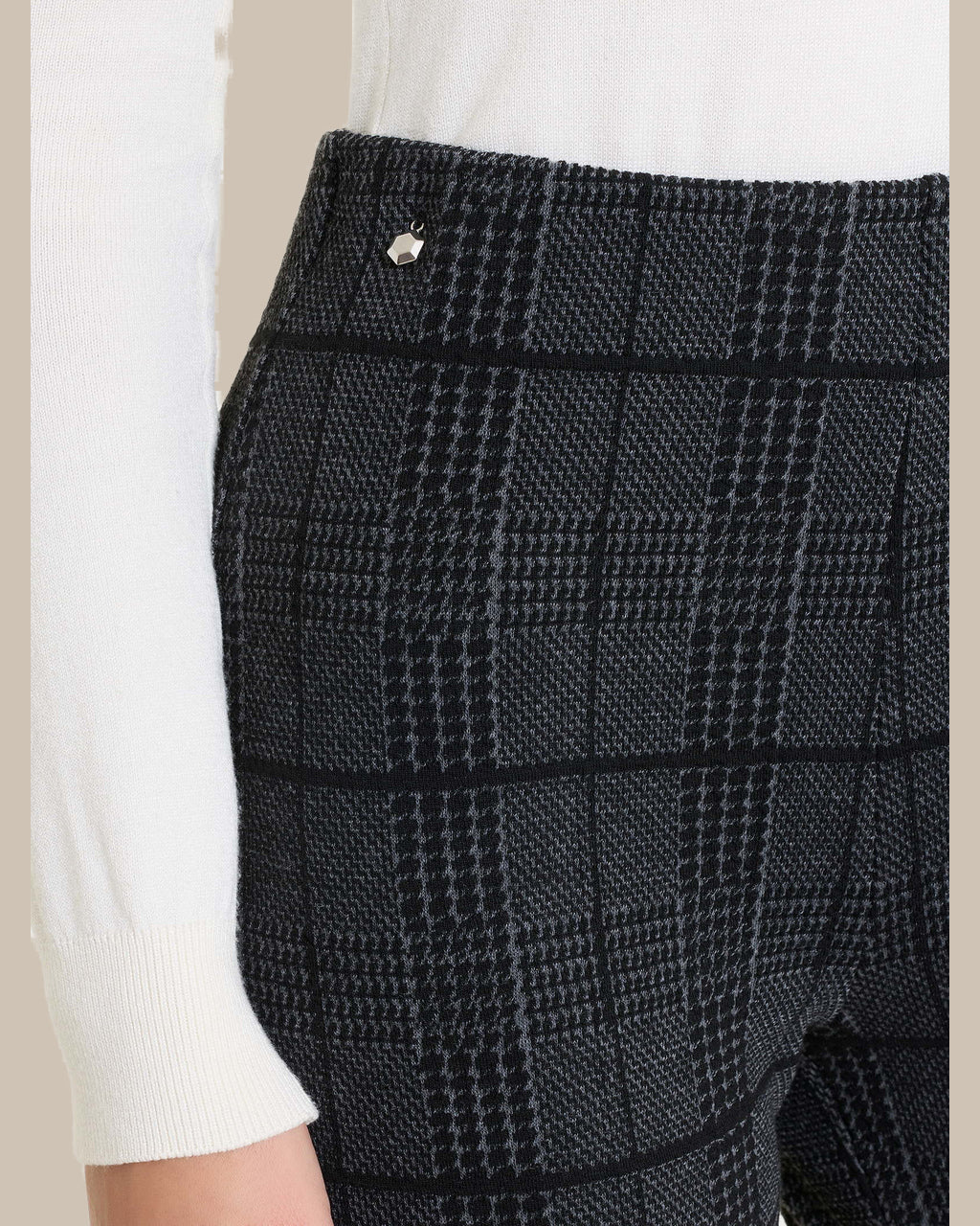 Ragno Abbigliamento Pantaloni straight a quadri 