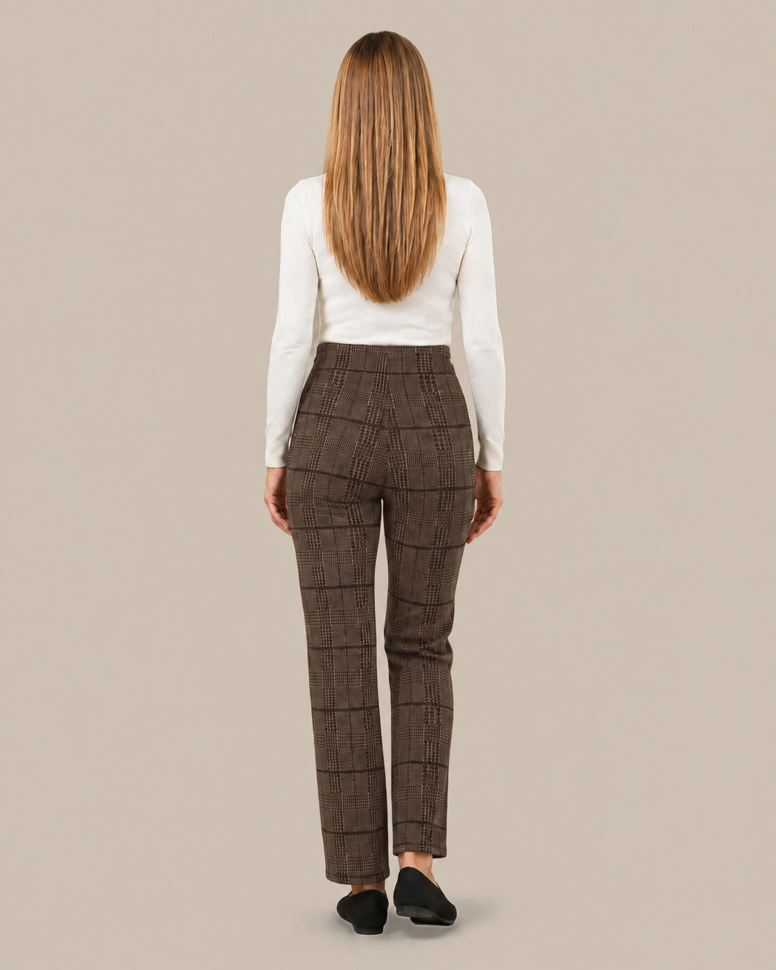 Ragno Abbigliamento Pantaloni straight a quadri 