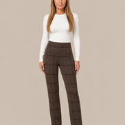 Ragno Abbigliamento Pantaloni straight a quadri 