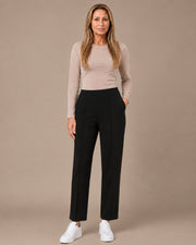 Pantaloni straight con tasche homewear Ragno Nero