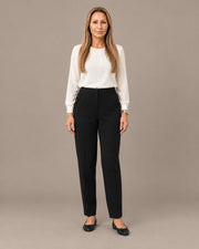 Pantaloni affusolati con tasche oblique Tiffosi Nero