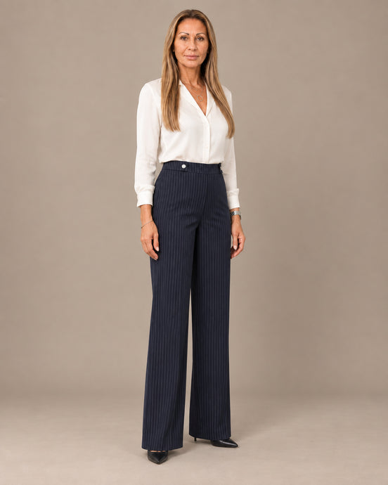 Tiffosi Abbigliamento Pantaloni ampi con bottoni metallici 