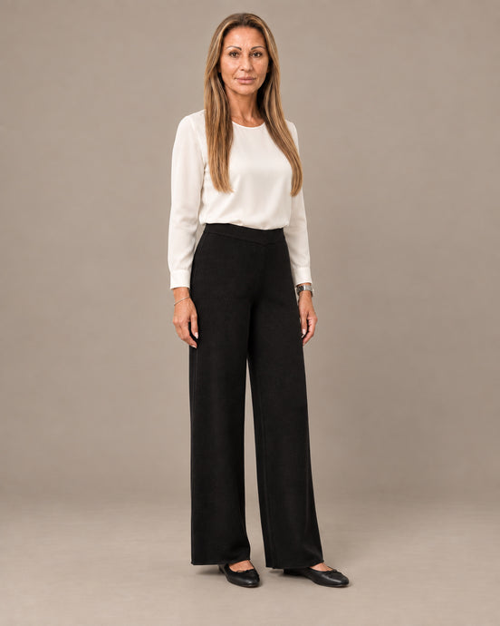Tiffosi Abbigliamento Pantaloni in maglia con vita a coste 