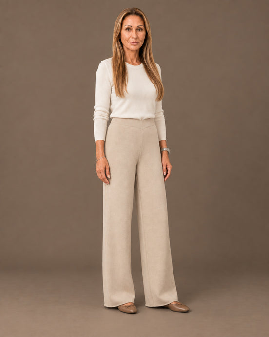Tiffosi Abbigliamento Pantaloni in maglia con vita a coste 