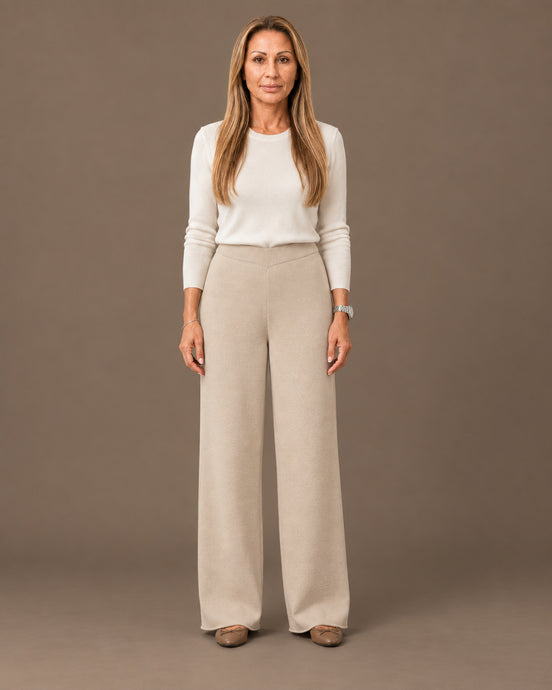 Tiffosi Abbigliamento Pantaloni in maglia con vita a coste 
