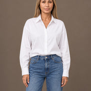 Tiffosi Abbigliamento Camicia ampia con colletto classico 