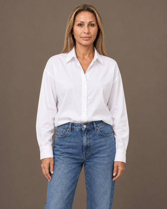 Tiffosi Abbigliamento Camicia ampia con colletto classico 