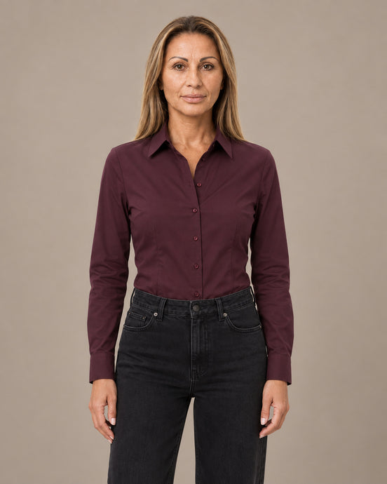 Tiffosi Abbigliamento Camicia sagomata con colletto a punta 