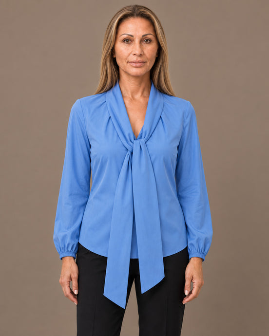Tiffosi Abbigliamento Blusa con collo a foulard 