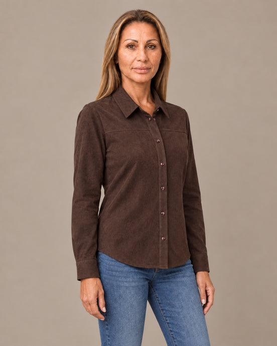 Tiffosi Abbigliamento Camicia effetto scamosciato 