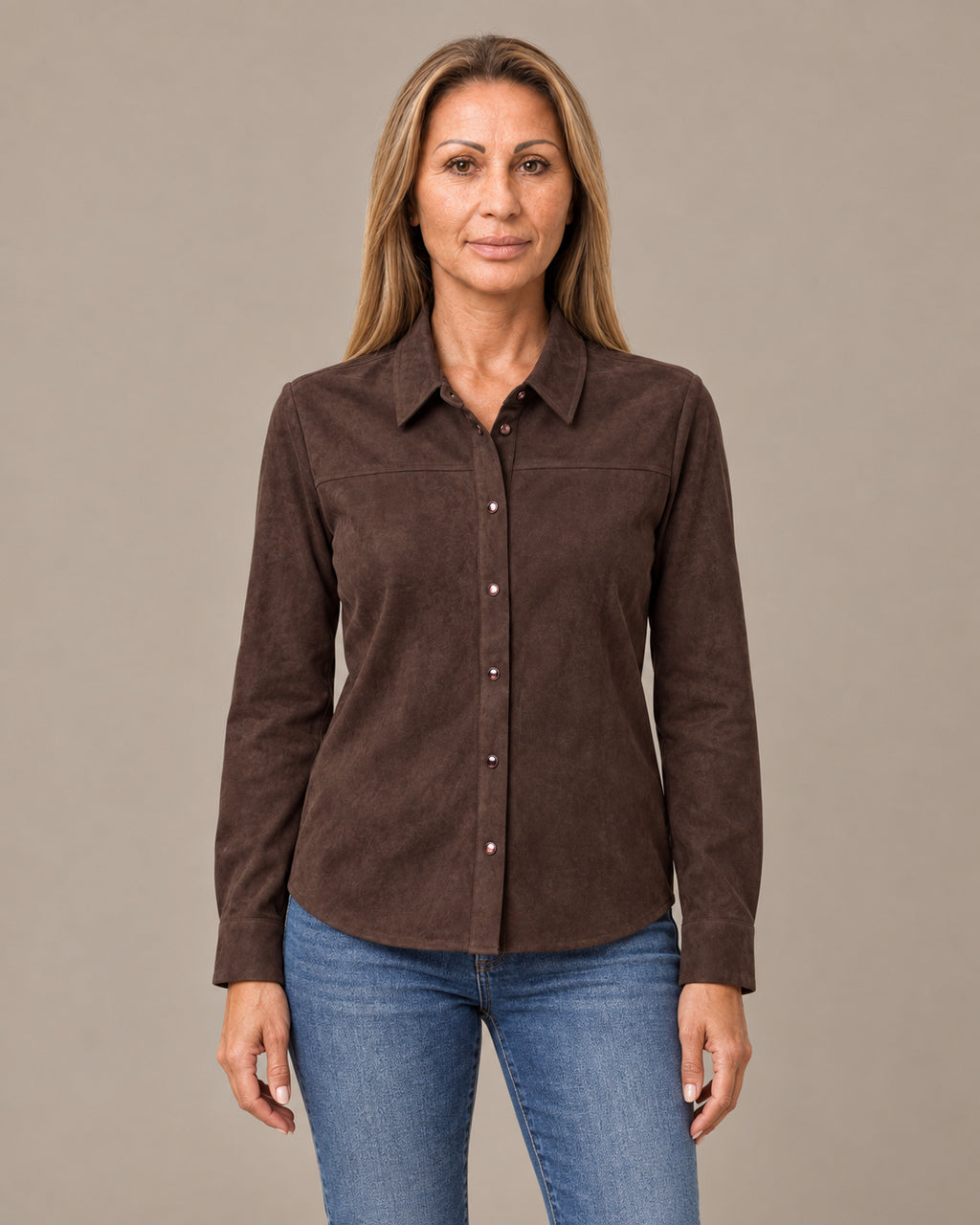 Tiffosi Abbigliamento Camicia effetto scamosciato 