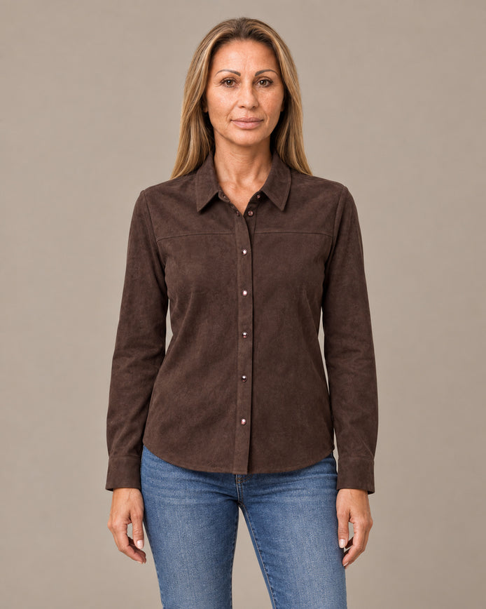 Tiffosi Abbigliamento Camicia effetto scamosciato 