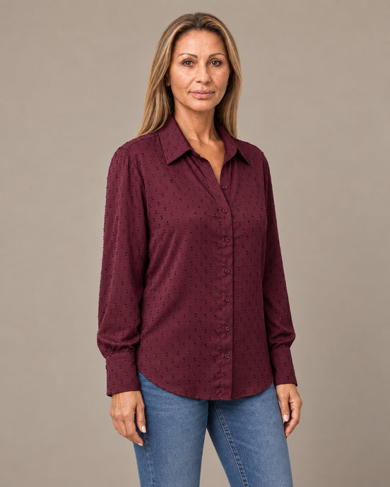 Tiffosi Abbigliamento Blusa con pois in rilievo 