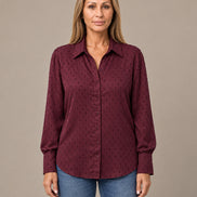 Tiffosi Abbigliamento Blusa con pois in rilievo 