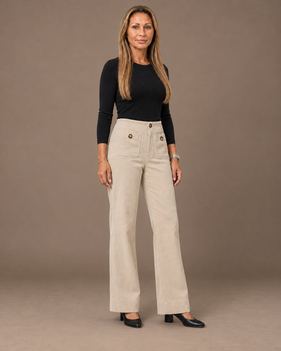 Tiffosi Abbigliamento Pantaloni a coste con tasche applicate 