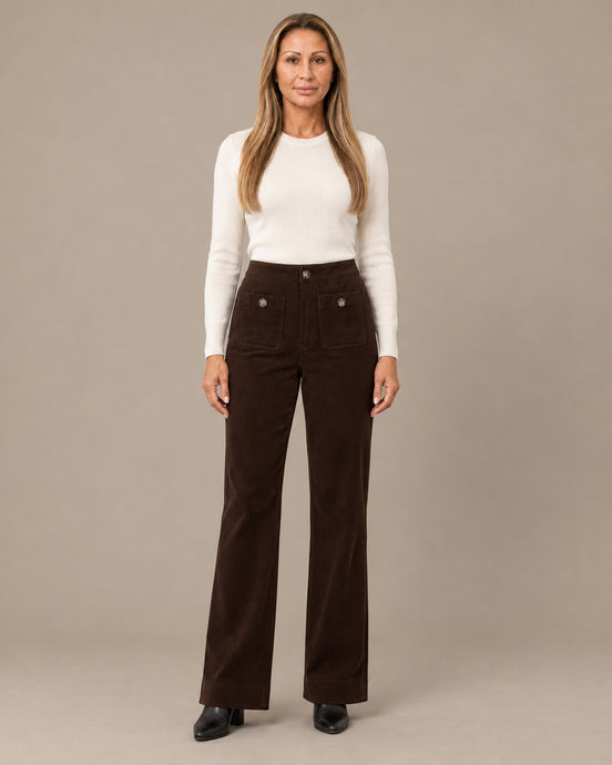 Tiffosi Abbigliamento Pantaloni a coste con tasche applicate 