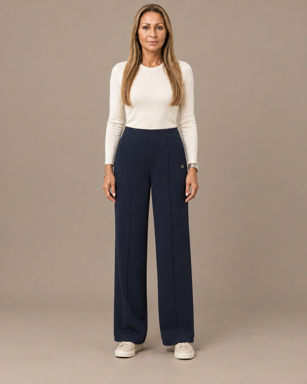 Tiffosi Abbigliamento Pantaloni ampi con cuciture frontali 