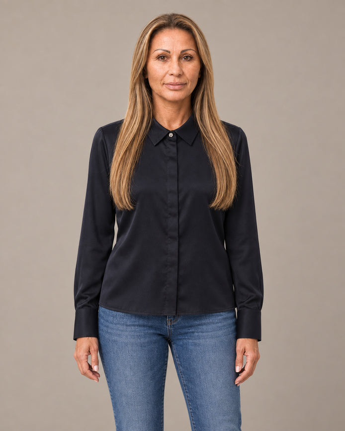 Tiffosi Abbigliamento Camicia con abbottonatura coperta 