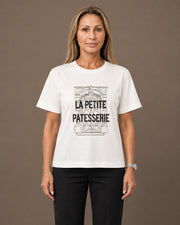 T-shirt con stampa illustrata Tiffosi Bianco brillante