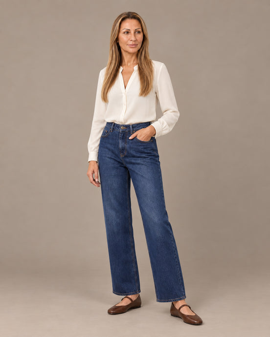 Tiffosi Abbigliamento Jeans a vita alta e gamba ampia 